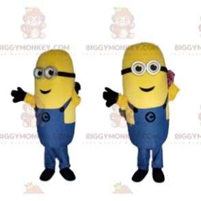 Στολή μασκότ BIGGYMONKEY™ του Kevin του Minion, αρχηγού της μπάντας - Μασκότ διάσημων χαρακτήρων - BiggyMonkey.com