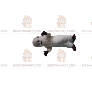 Vit Yeti BIGGYMONKEY™ maskotdräkt. Vit Yeti kostym -
