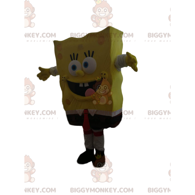 Super Crazy SpongeBob BIGGYMONKEY™ Mascot Costume -