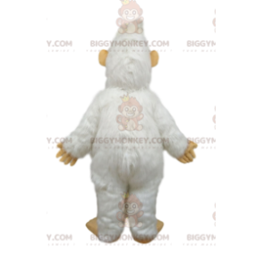 Λευκή στολή μασκότ Yeti Big Teeth BIGGYMONKEY™ - Biggymonkey.com
