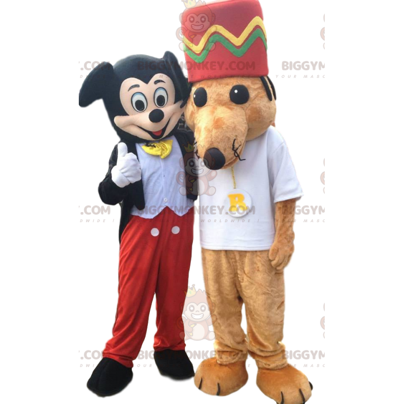 BIGGYMONKEY™ Mikki Hiiri ja Hiiri-maskottiasu Duo - BIGGYMONKEY™ Mikki Hiiri ja Hiiri-maskottiasu Duo -
