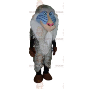 Kostým maskota BIGGYMONKEY™ Rafikiho, slavné opice ze Lvího