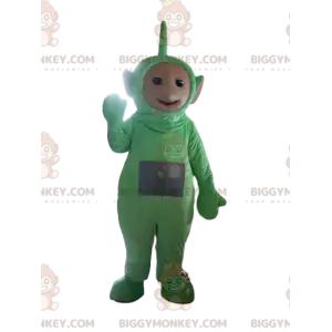 Grøn teletubbie BIGGYMONKEY™ maskot kostume. teletubby kostume