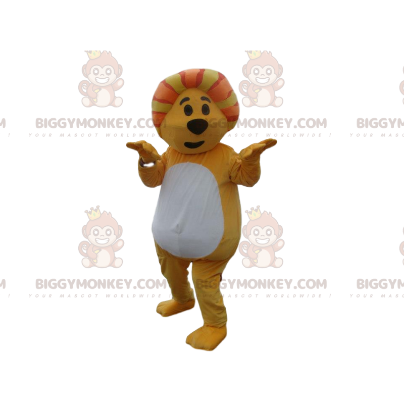 Super lustiges gelbes und orangefarbenes Super lustiges gelbes und orangefarbenes