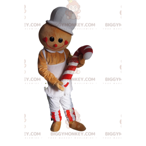Disfraz de mascota BIGGYMONKEY™ del personaje de pan de