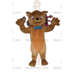 Toulouse BIGGYMONKEY™ maskotdräkt, Aristocats fantastiska bruna