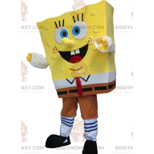 Superentusiastisk SvampBob BIGGYMONKEY™ maskotdräkt