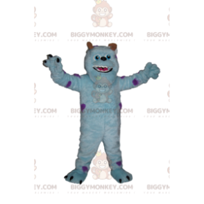 Kostým maskota BIGGYMONKEY™ Sulliho, zábavného modrého monstra