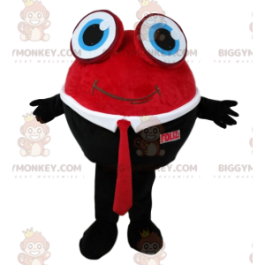Costume de mascotte BIGGYMONKEY™ de bonhomme rond en costume