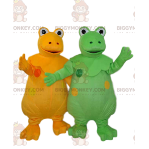 Dúo de disfraces de mascota Casimir e Hyppolite BIGGYMONKEY™ -