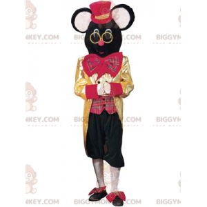 Circus Mouse Black Mouse BIGGYMONKEY™ Mascot Costume –