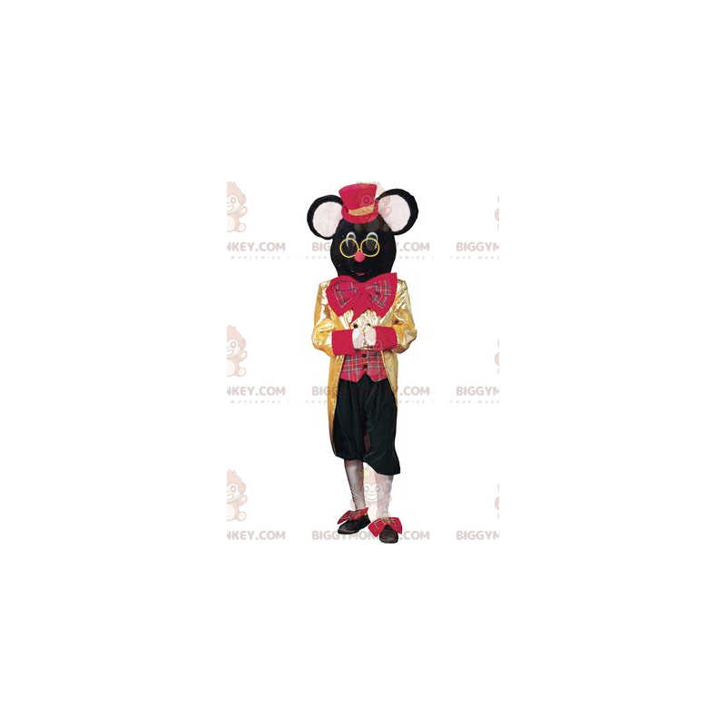 Kostium maskotka Czarna Myszka Cyrkowa BIGGYMONKEY™ - Kostium maskotka Czarna Myszka Cyrkowa BIGGYMONKEY™ -