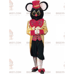 Circus Mouse Black Mouse BIGGYMONKEY™ Mascot Costume -