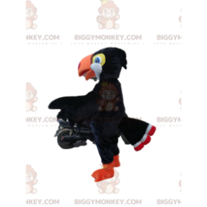 BIGGYMONKEY™ mascottekostuum van zwart-witte toekan met