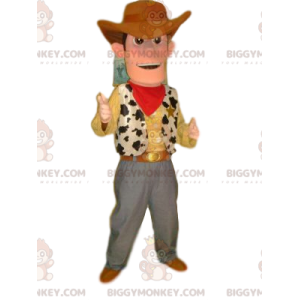 Costume da mascotte Woody BIGGYMONKEY™ del cartone animato Toy