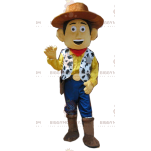 Costume de mascotte BIGGYMONKEY™ de Woody hilarant, notre