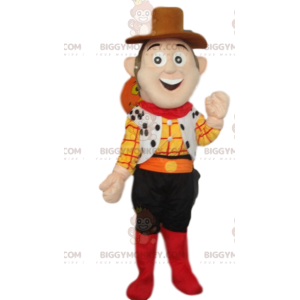 Costume de mascotte BIGGYMONKEY™ de cow-boy sympathique.