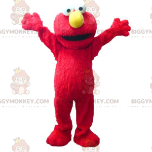 BIGGYMONKEY™ maskotkostyme til Elmo Famous Red Puppet - Maskotter kjente mennesker - BIGGYMONKEY_01700 - BiggyMonkey.com