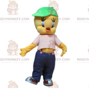 BIGGYMONKEY™ mascot costume of Tweety, the little canary from