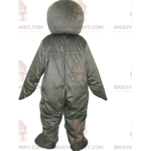 Super glad hvid og grå delfin BIGGYMONKEY™ maskotkostume -