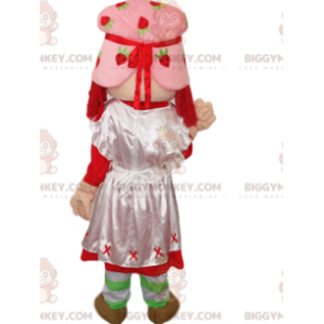 Strawberry Shortcake Kostium maskotki BIGGYMONKEY™ z różową