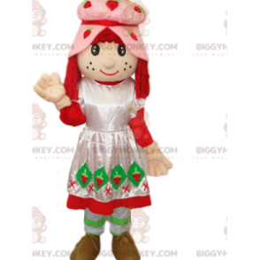 Strawberry Shortcake Kostium maskotki BIGGYMONKEY™ z różową