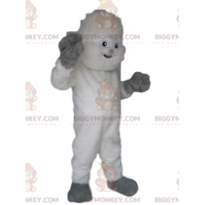 Leuk wit Yeti BIGGYMONKEY™ mascottekostuum. Yeti kostuum -