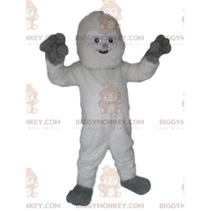 Commotie Gevoel van schuld patrouille Leuk wit Yeti BIGGYMONKEY™ mascottekostuum. Yeti Besnoeiing L (175-180 cm)