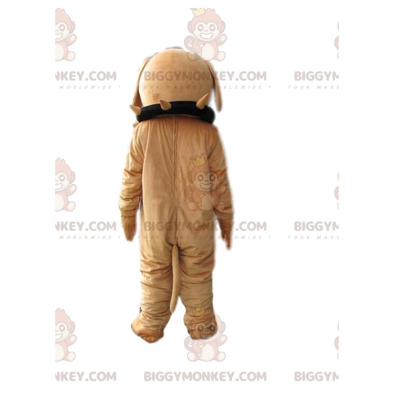 BIGGYMONKEY™ Costume da mascotte bulldog marrone chiaro BIGGYMONKEY™ Costume da mascotte bulldog marrone chiaro