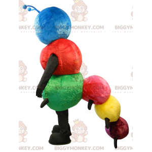 Veelkleurig Caterpillar BIGGYMONKEY™ mascottekostuum -