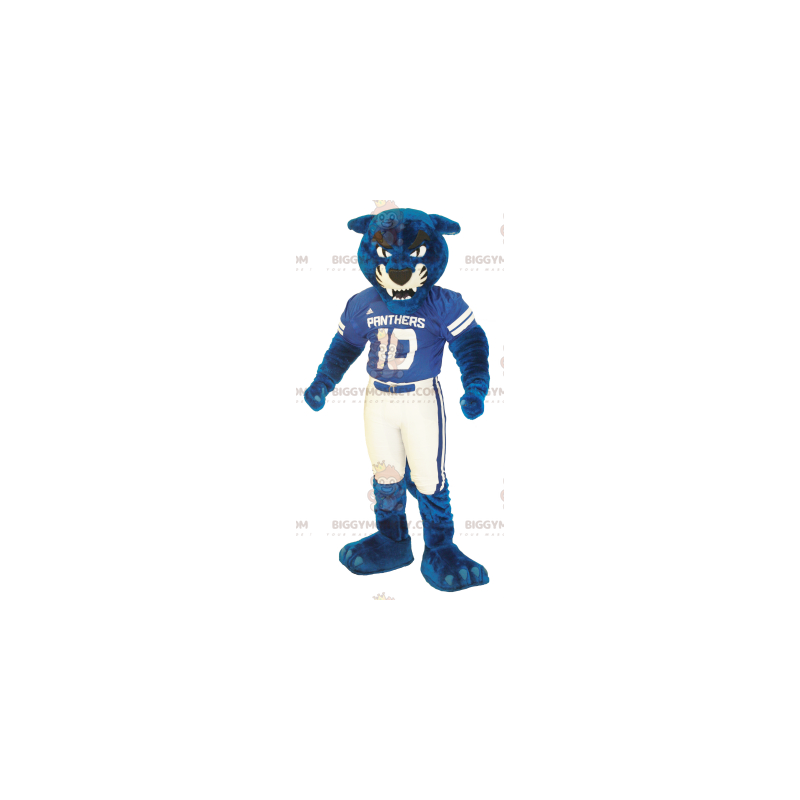 Costume mascotte BIGGYMONKEY™ tigre bianca e blu gigante - Costume mascotte BIGGYMONKEY™ tigre bianca e blu gigante -