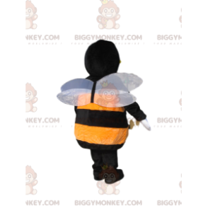 Yellow and Black Bee BIGGYMONKEY™ Mascot Costume. bee costume -