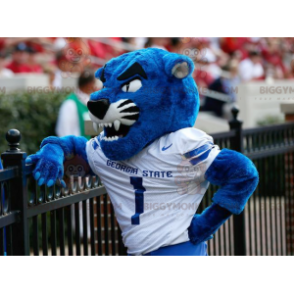 Reuze blauwe en witte tijger BIGGYMONKEY™ mascottekostuum - Mascottes van de tijger - BIGGYMONKEY_01704 - BiggyMonkey.com