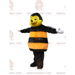 Gul og sort bi BIGGYMONKEY™ maskotkostume. bi kostume -