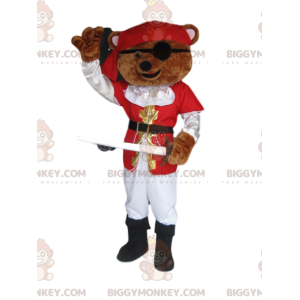 Costume da mascotte dell'orso bruno marrone BIGGYMONKEY™ con