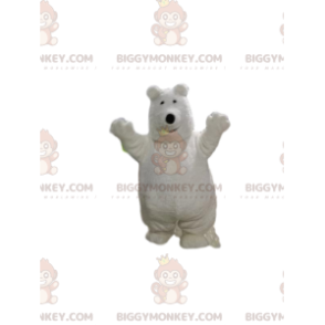 Kostium pluszowego misia polarnego BIGGYMONKEY™. Kostium białego niedźwiedzia - Maskotka niedźwiedź - BiggyMonkey.com