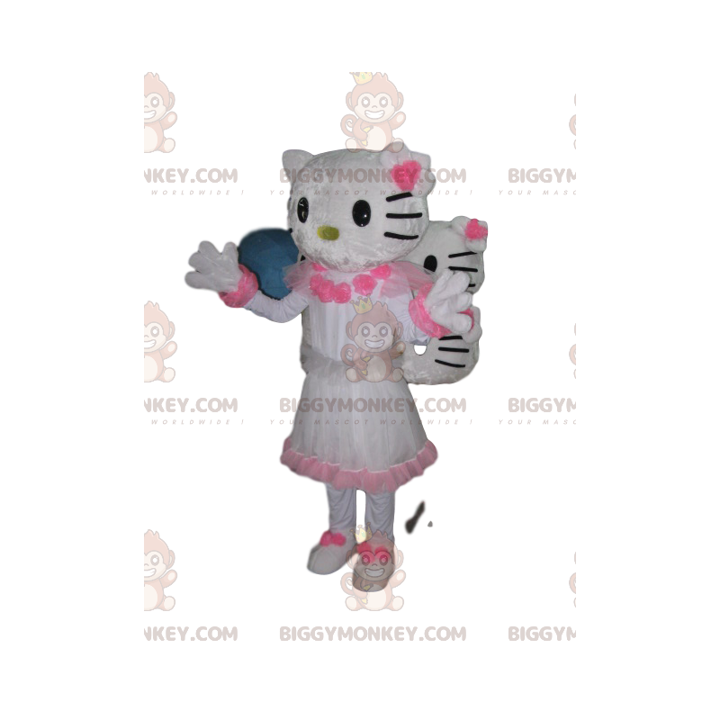 BIGGYMONKEY™ mascot costume from Hello Kitty, with a pretty
