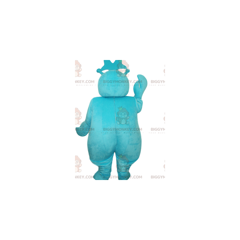 BIGGYMONKEY™ Maskotka Uśmiechnięty Turkusowy Bałwan z Dużymi BIGGYMONKEY™ Maskotka Uśmiechnięty Turkusowy Bałwan z Dużymi