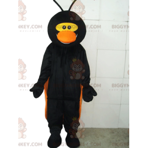 Muy divertido disfraz de mascota de Ladybug negro y amarillo