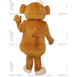 Disfraz de mascota Little Monkey BIGGYMONKEY™ marrón y crema.