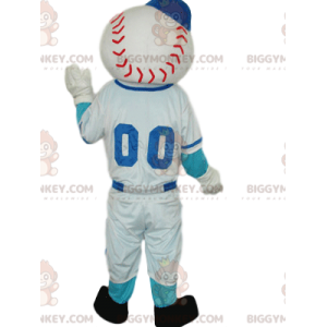 Sports Character BIGGYMONKEY™ Mascot Costume with Baseball Ball