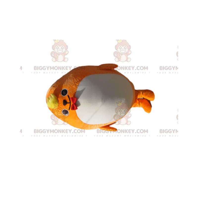 BIGGYMONKEY™ Mascottekostuum Geel mollig karakter met BIGGYMONKEY™ Mascottekostuum Geel mollig karakter met