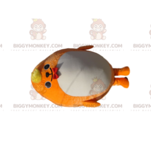 BIGGYMONKEY™ maskotkostume Gul buttet karakter med sløjfe -