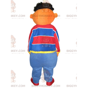 Costume de mascotte BIGGYMONKEY™ de bonhomme brun rigolo avec