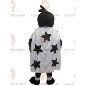 Crow BIGGYMONKEY™ mascottekostuum met zwart-witte sportkleding