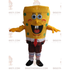 Very Smiling Spongebob Squarepants BIGGYMONKEY™ Mascot Costume