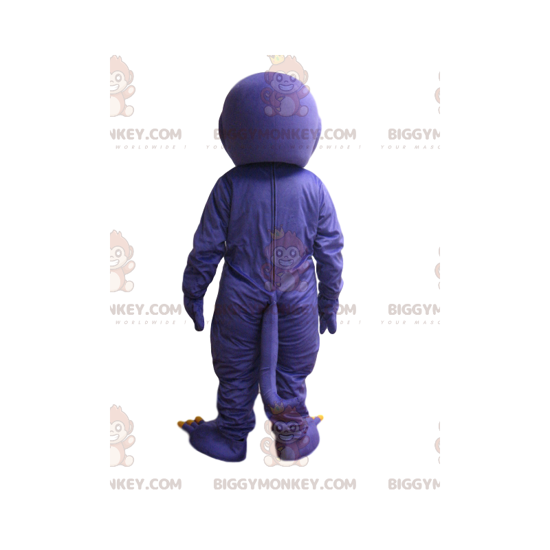 Costume mascotte BIGGYMONKEY™ dinosauro viola e verde. costume Costume mascotte BIGGYMONKEY™ dinosauro viola e verde. costume