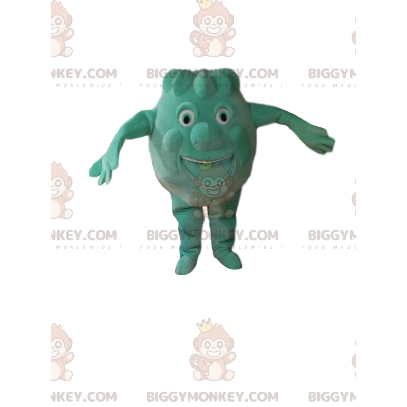  Costume da mascotte divertente mostro verde rotondo BIGGYMONKEY™ - Mascotte dei mostri - BIGGYMONKEY_014170 - BiggyMonkey.com