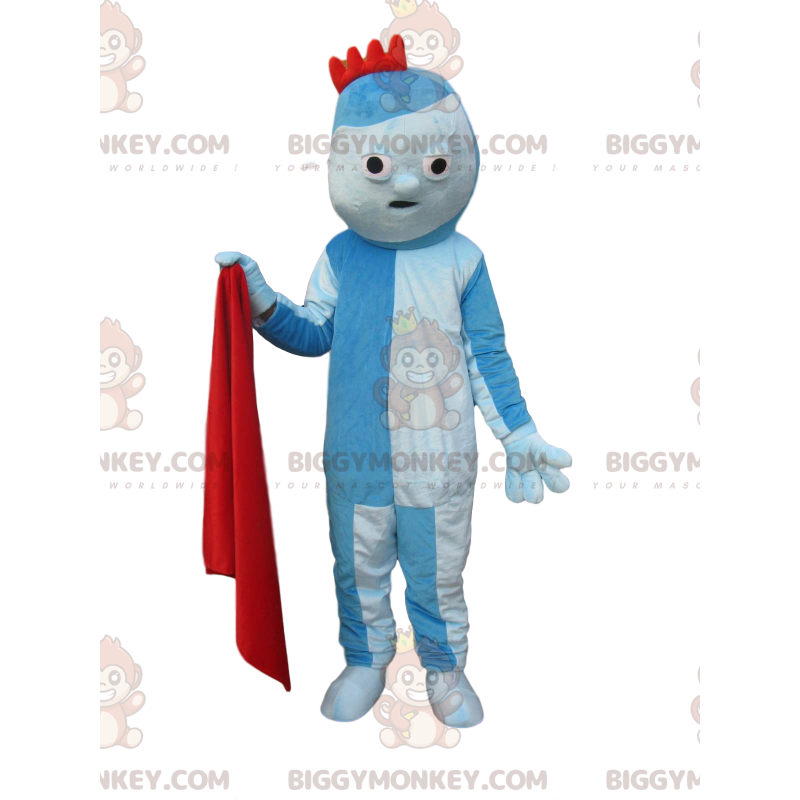 BIGGYMONKEY™ maskottipuku alkuperäisellä sinisellä hahmolla BIGGYMONKEY™ maskottipuku alkuperäisellä sinisellä hahmolla