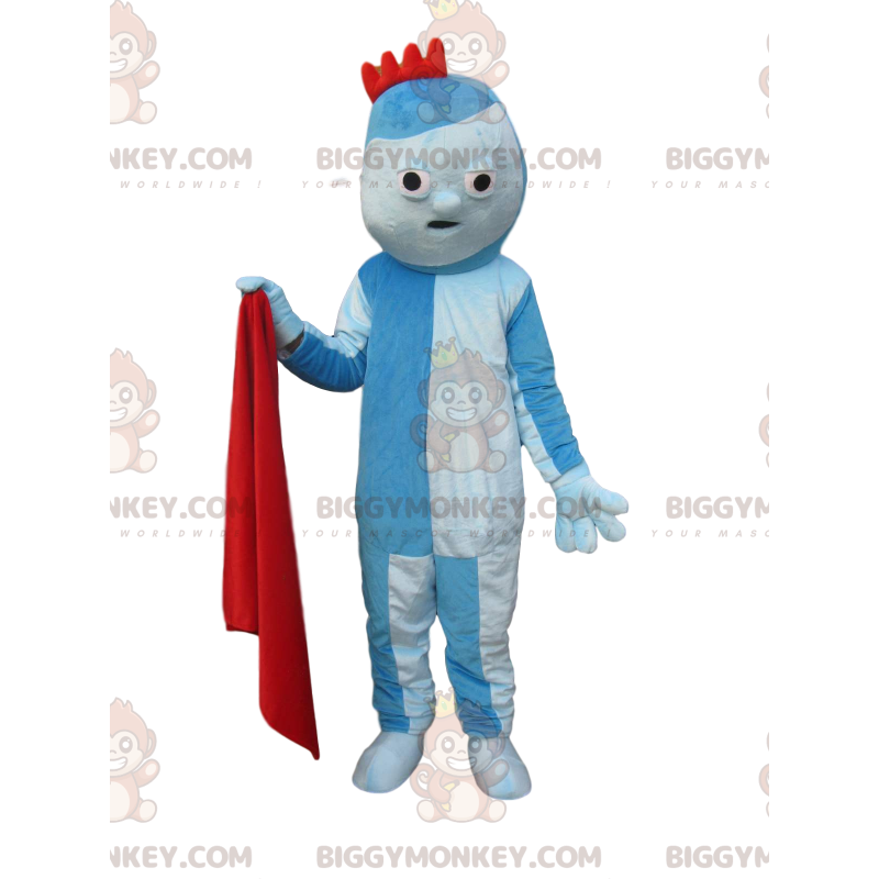 Disfraz de mascota BIGGYMONKEY™ de mecánico Tamaño L (175-180 CM)